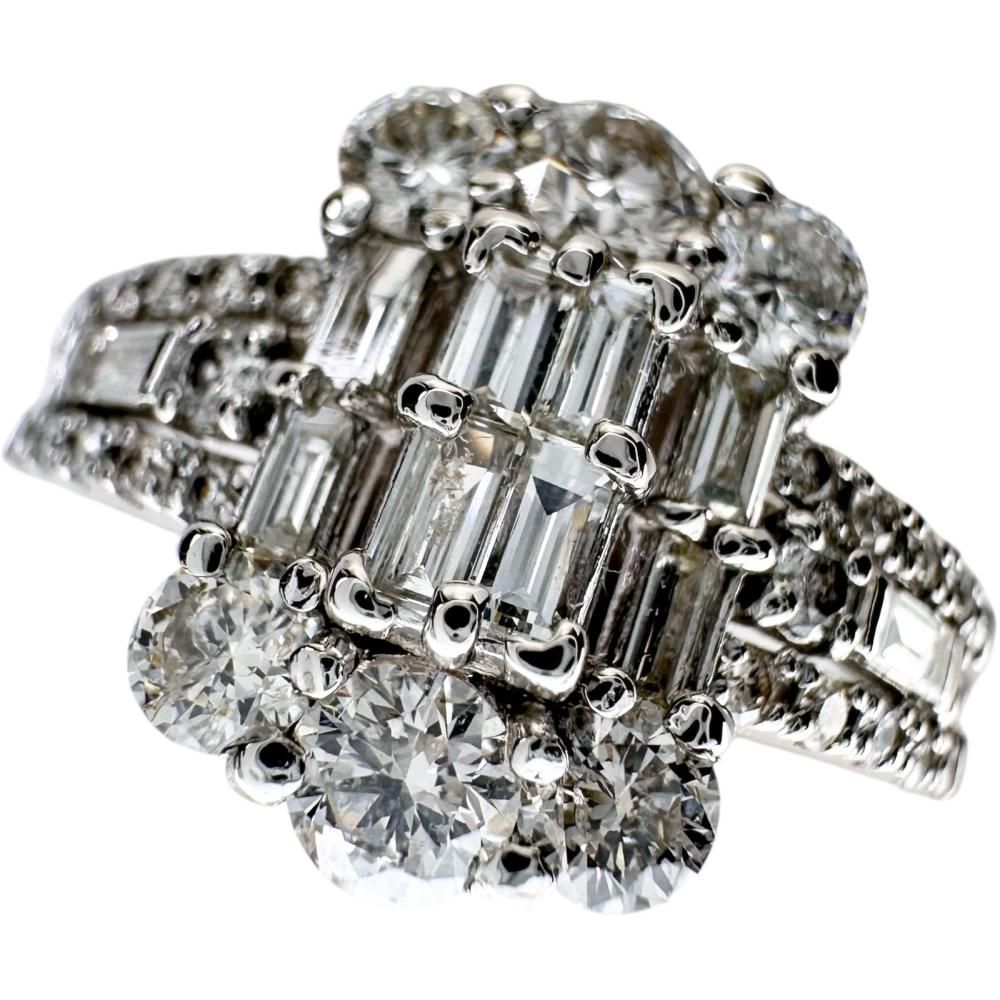 12号 ダイヤモンド 1.00ct リング・指輪 Pt900プラチナ 13720 5.6g 