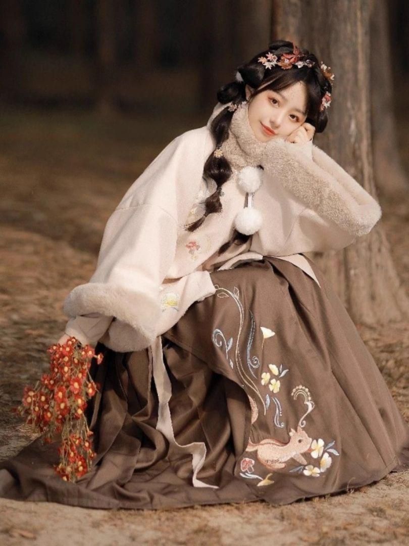 HF-266 漢服 コスプレ ワンピース 唐装 仙女服 中華風 コスプレ衣装 刺繍 可愛 民族風 制服 女装 舞台衣装 キャラクター衣装 学園祭 文化祭 雰囲気 お呼ばれ イベント 大人 舞台 新年会