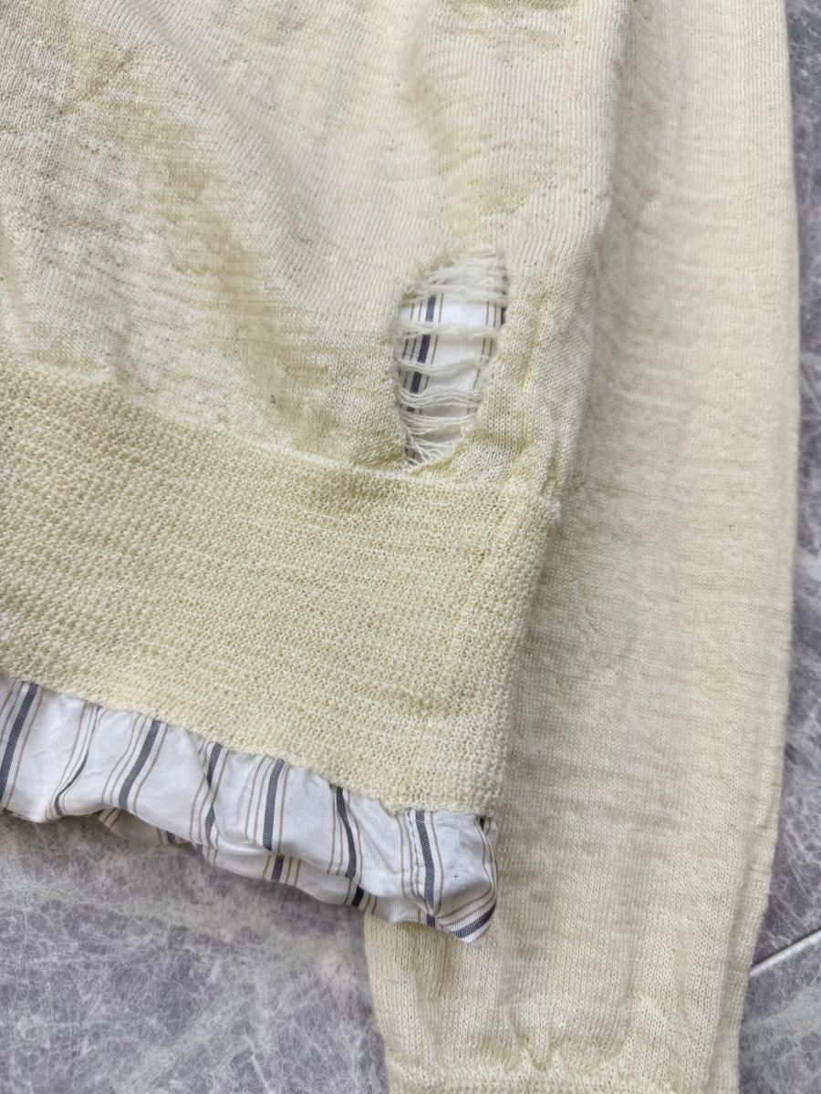 Maison Margiela （メゾンマルジェラ） 21SS ダメージ加工 ストライプ