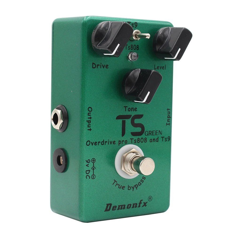 Demonfx TS GREEN TS9 TS808 アップグレードされたオーバー