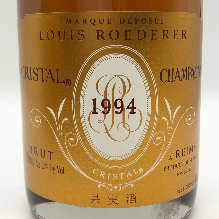 ルイロデレール クリスタル 1994 750ml 12% 【T1】 - メルカリ