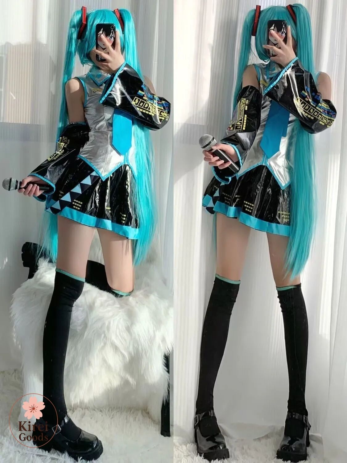 初音ミク　コスプレ　フルセット Amazon.co.jp: 初音ミクコスプレ フルセット 衣装+ウィッグ+靴