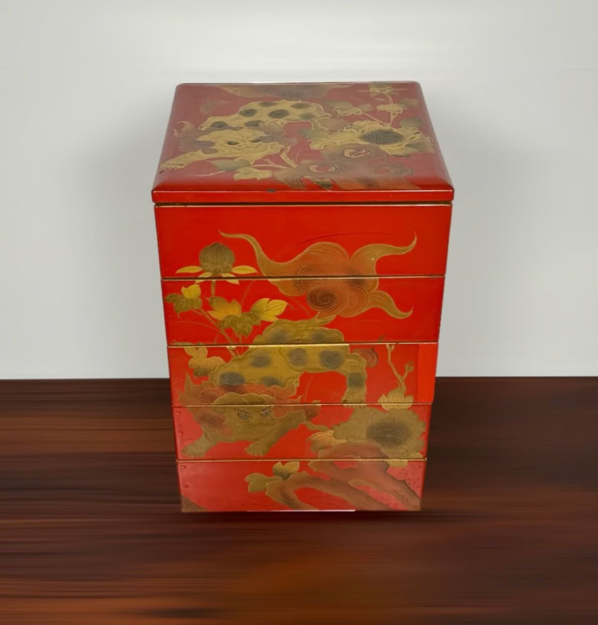 骨董 木製重箱 - メルカリ
