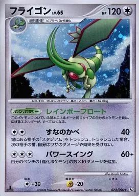 【最終値下げ】【希少】ポケモンカード　フライゴン　キラ 品質満点 最終値下げ】【希少】ポケモンカードフライゴンキラ