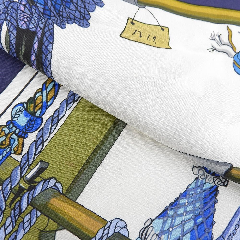 HERMES エルメス カレ90 Pasementerie パスマントリー 『紐飾り』 大判