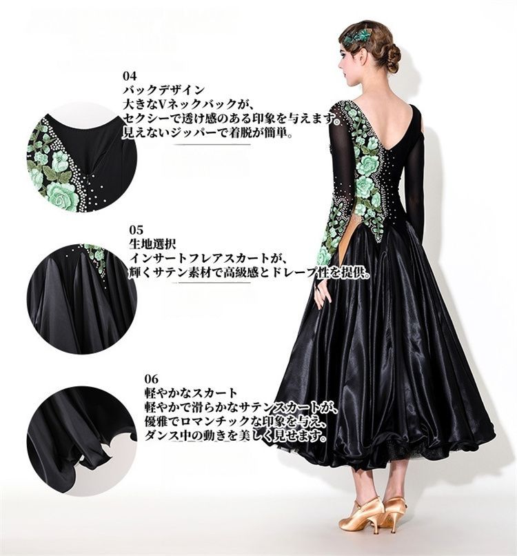 社交ダンス ワンピース ドレス 石なし ドット柄 サイズS used 練習着 社交ダンス ワンピース ドレス 石なし ドット柄 サイズS used 練習着