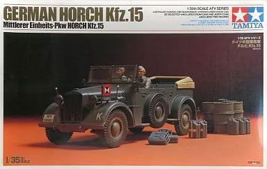 [Used] Plastic Model 1/35 German Medium Military Car Horch Kfz.15 “AFV Series No. 3” [32403]