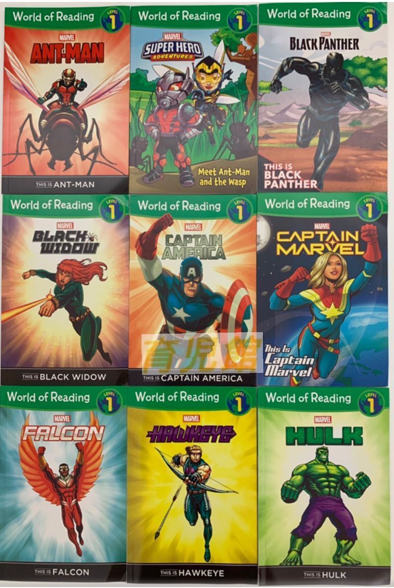 World of reading Marvel マーベル31冊　マイヤペン対応版 新品】World of reading Marvel マーベル 31冊 マイヤペン対応版