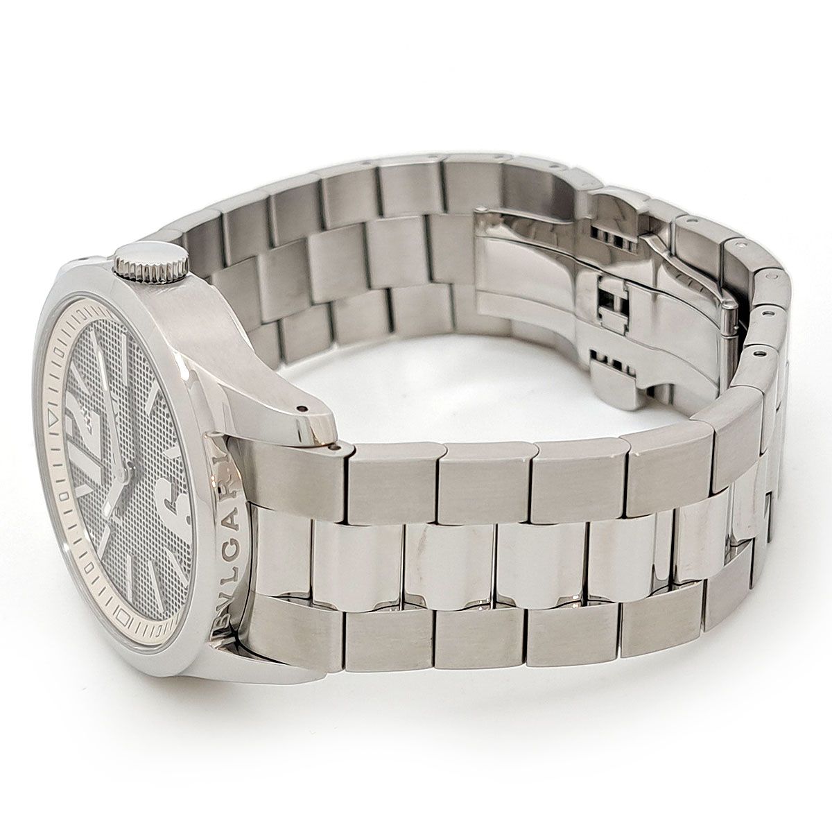 ブルガリ ソロテンポ ST37S クオーツ ステンレススティール メンズ  