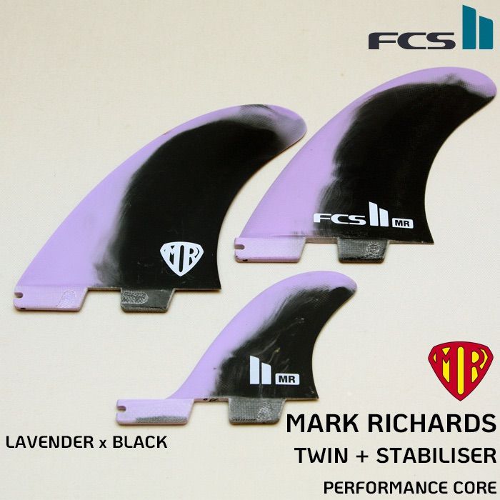FCS2 MR TWIN+STABILISER マークリチャーズ ツインフィン