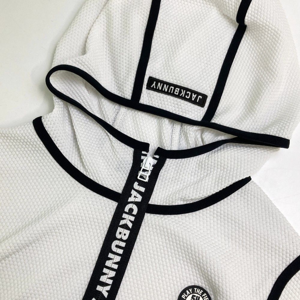 サイズ：2 JACK BUNNY ジャックバニー ジップパーカー ホワイト系