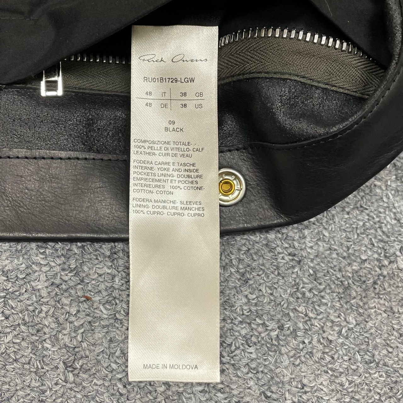 美品 Rick Owens 22SS leather outer shirts レザー アウター 美品 Rick Owens 22SS leather outer shirts レザー アウター