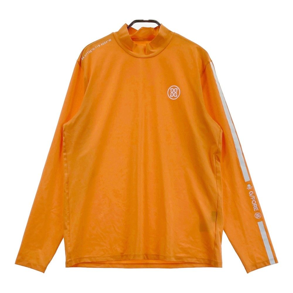 サイズ 3 G|FORE ジーフォア 長袖モックネックインナーTシャツ オレンジ系 240101441835 ゴルフウェア メンズ ストスト