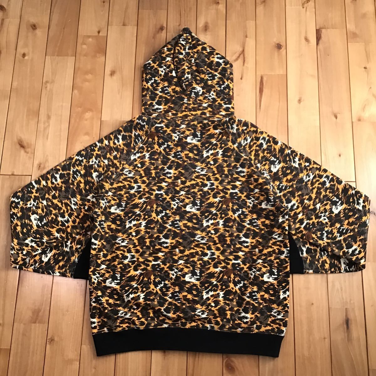 BAPE レオパード パーカー a bathing ape ベイプ エイプ 豹柄 - メルカリ