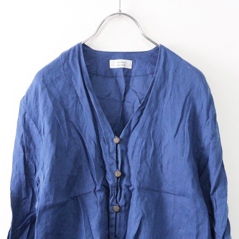atelier naruse linen shirt cardigan リネンシャツカーディガン 定価20350円 ブラウス シャツ ブラック アトリエナルセ 5-0402M 245923 楽天市場】atelier naruse linen shirt cardigan リネンシャツ