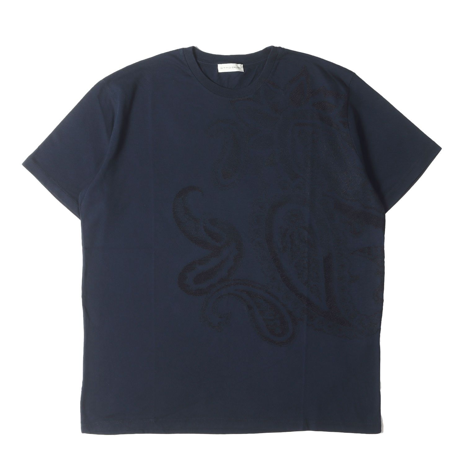 美品】ETRO エトロ Tシャツ サイズ:XXL / ペイズリー刺繍 クルーネック 