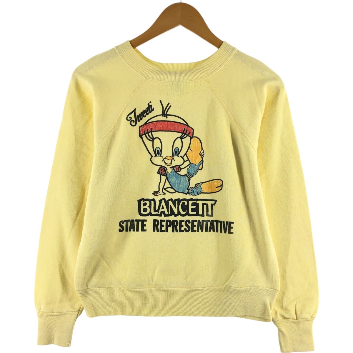 古着 80年代 PANNILL LOONEY TUNES ルーニーテューンズ トゥイーティー キャラクタースウェットシャツ トレーナー USA製/eaa462649