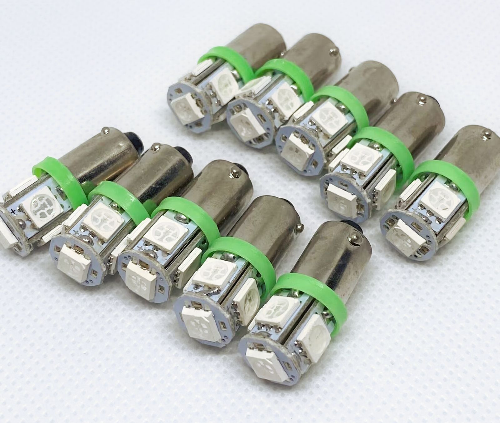 高輝度 24V専用 BA9S LED バルブ 5SMD搭載 角型マーカー サイド