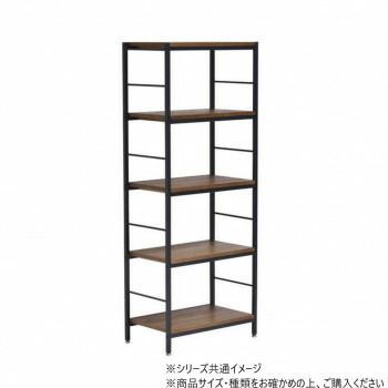 B.Bファニシング ZAGA 5段ラック 幅60 ブラウン ZR-600-5D-BR