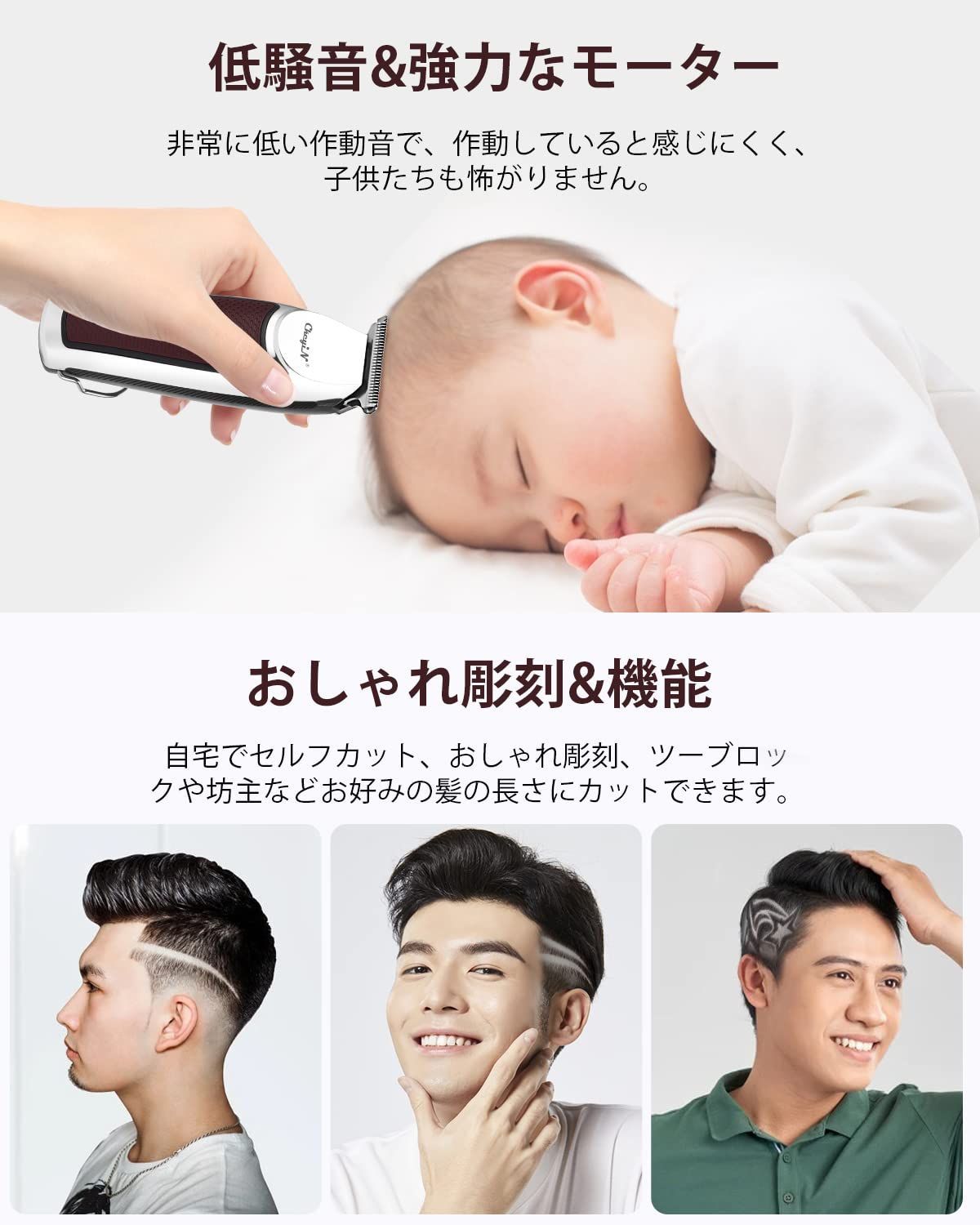 人気の福袋 好評 新品 未使用 バリカン ヘアカッター メンズ 散髪用 コードレス 電動 バリカン1mm 2mm その他 Emprendimiento Udd Cl Emprendimiento Udd Cl