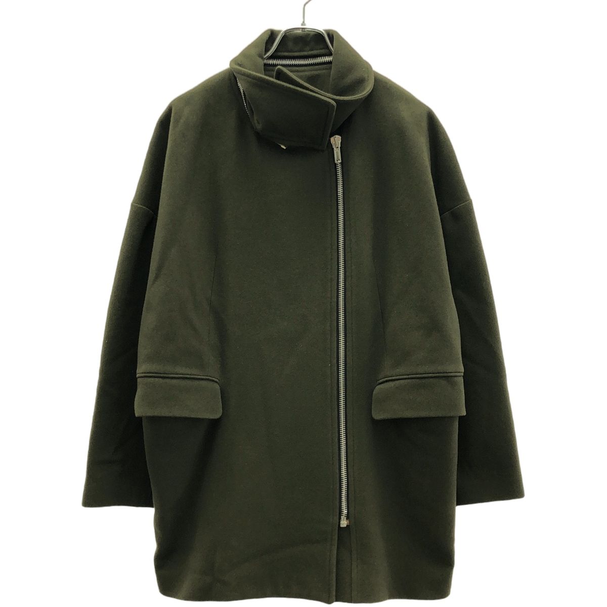 MSGM エムエスジーエム メルトンウールジップコート 1541MDC06 カーキ 