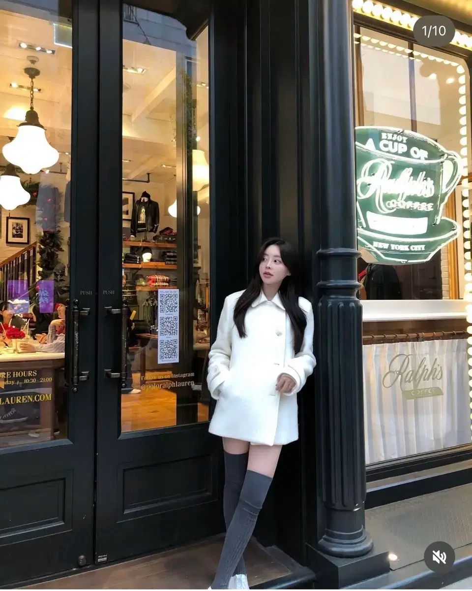 ルベイン アルパカ ハーフコート Villa Alpaca Half Coat