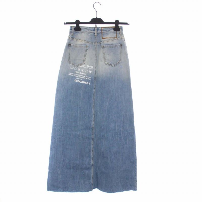 dsquared2 デニムスカート ディースクエアード DSQUARED2 デニムスカート ロング マキシ丈