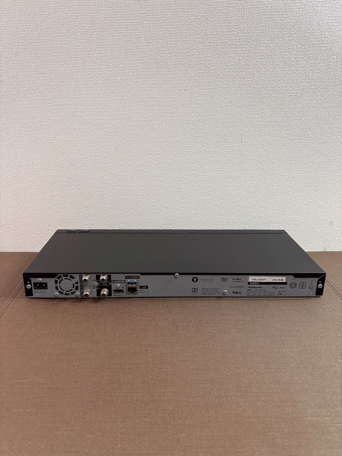 Panasonic DMR-BRW550 ブルーレイレコーダー パナソニック ブルーレイレコーダー DMR-BRW550 - メルカリ