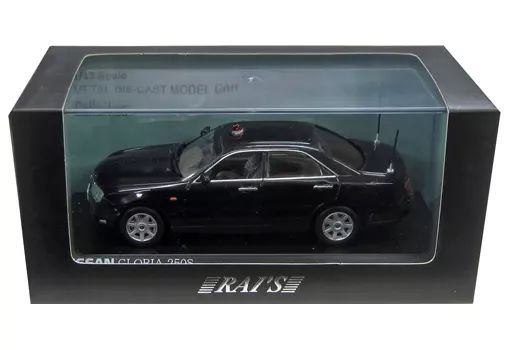 中古】ミニカー 1/43 NISSAN GLORIA 250S POLICE CAR 2004 警察本部