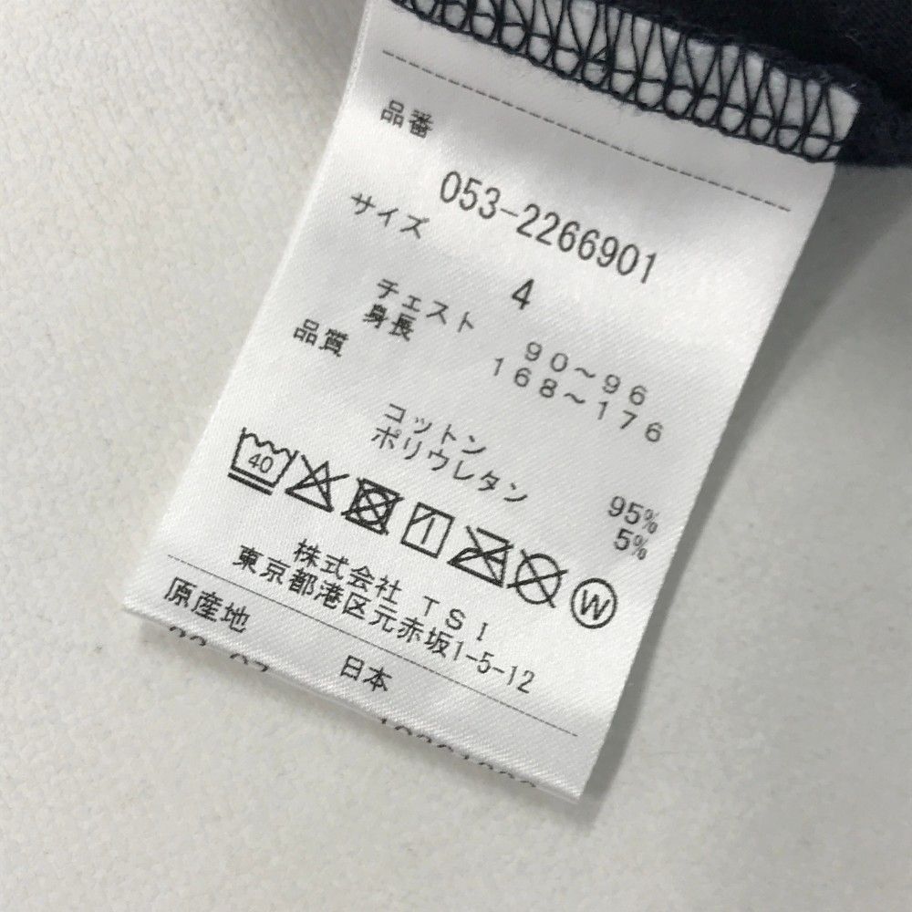 サイズ：4 PEARLY GATES パーリーゲイツ ハイネック 長袖Tシャツ