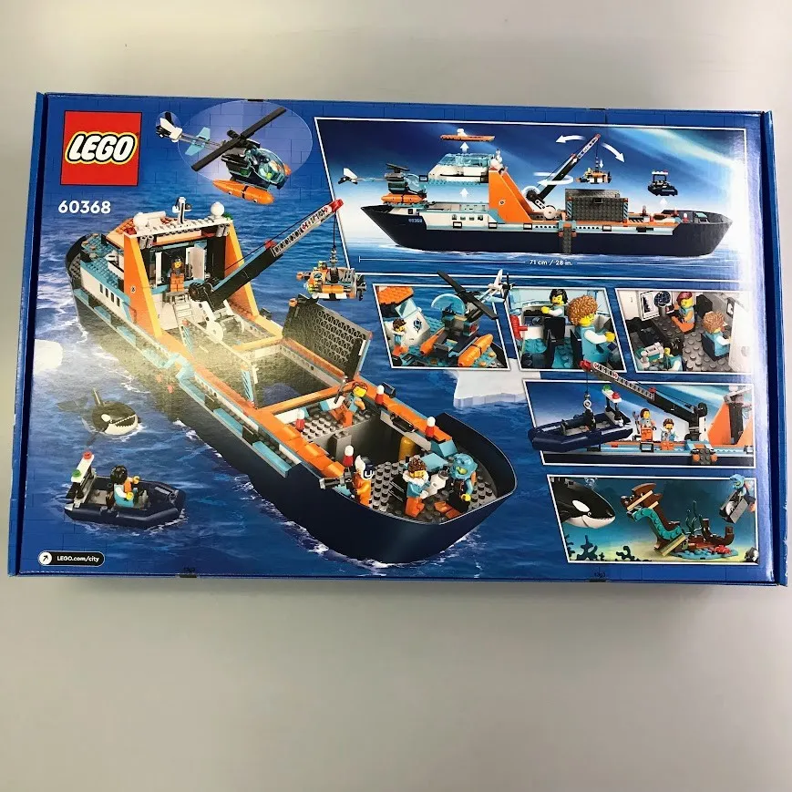 正規品 新品未開封 LEGO レゴ シティ 60368 北極探検船 HD-432-C ※ミニフィグ シャチ オルカ 鯱 ヘリコプター 小型潜水艇  ゴムボート 乗り物 372|mercariメルカリ官方指定廠商|Bibian比比昂代買代購