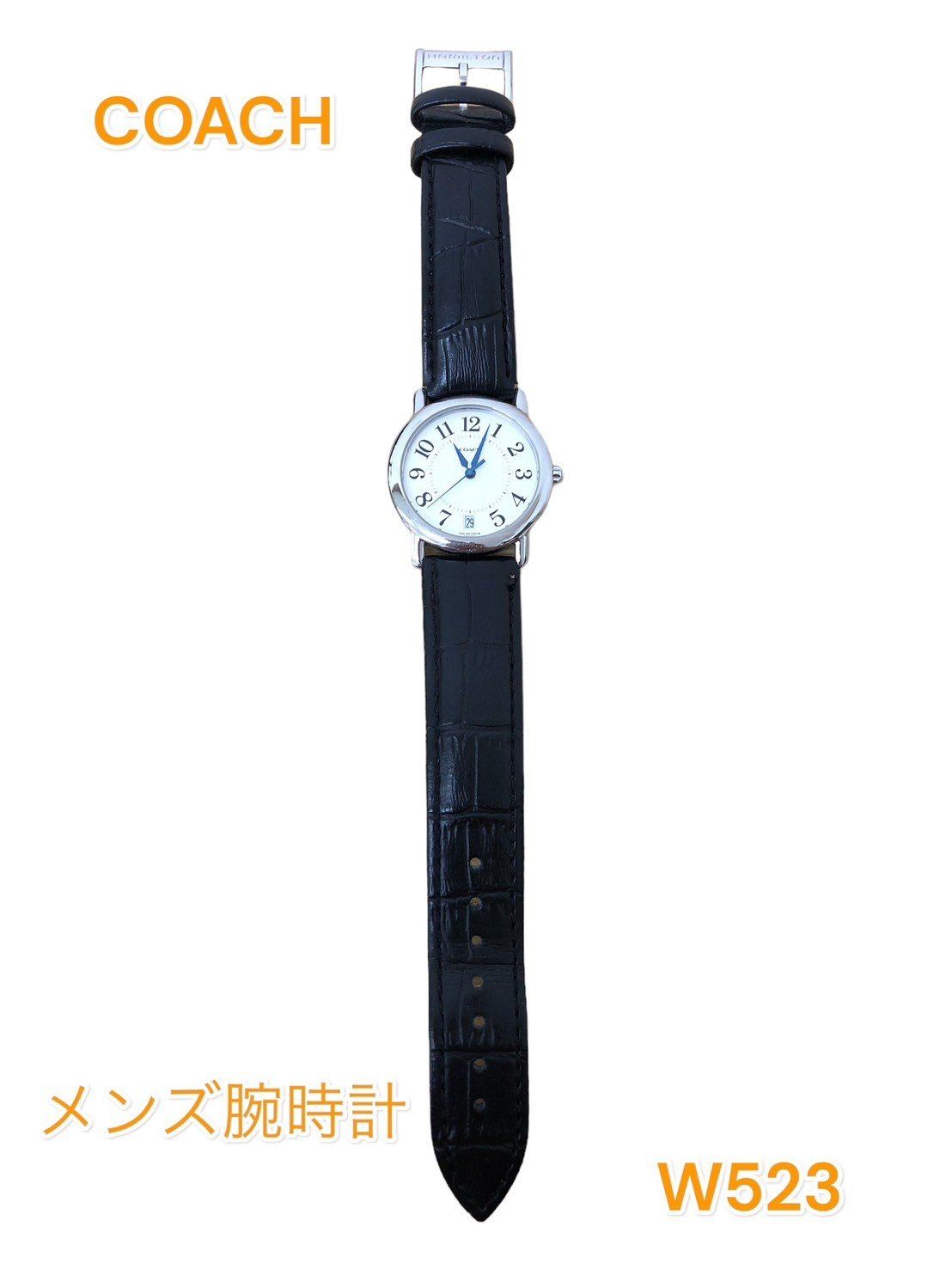 COACH（コーチ） 腕時計 W523 メンズ 美品 - メルカリ