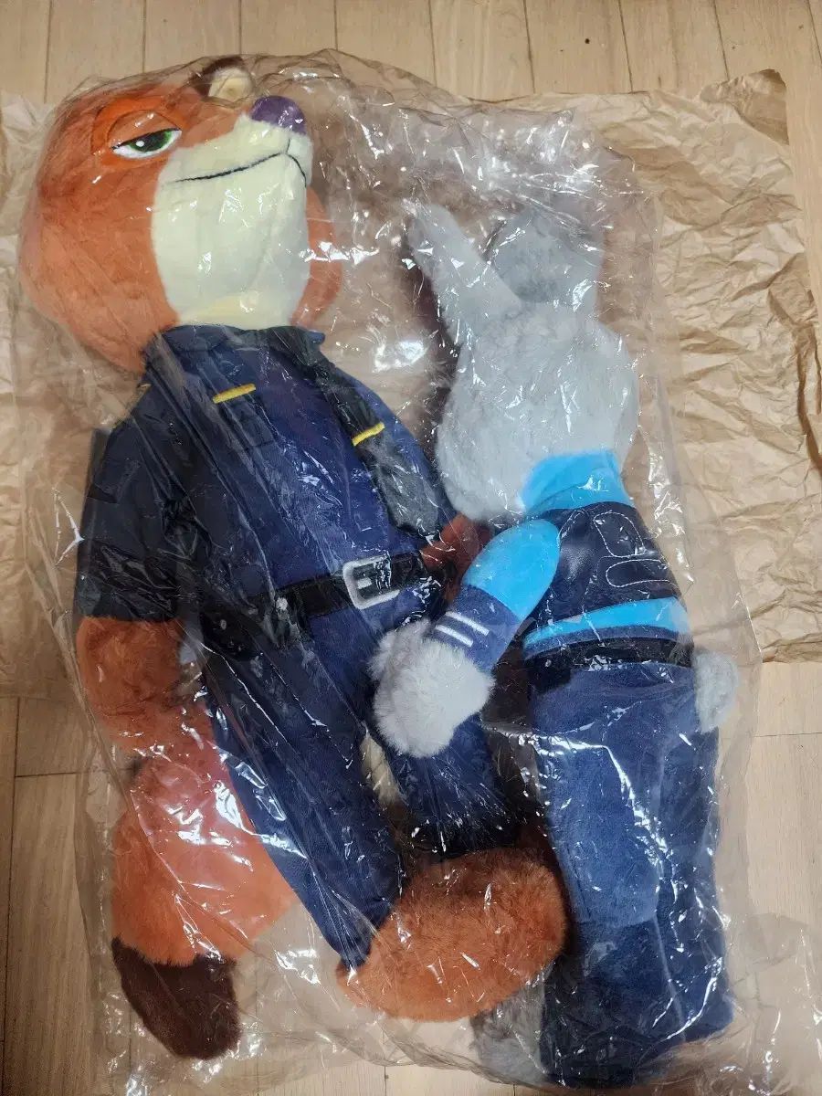 ディズニー　ズートピア　Happyくじ　ニック&ジュディ　ラストワン　ぬいぐるみ ディズニー ズートピア』Happyくじ ラストワン賞「ニック