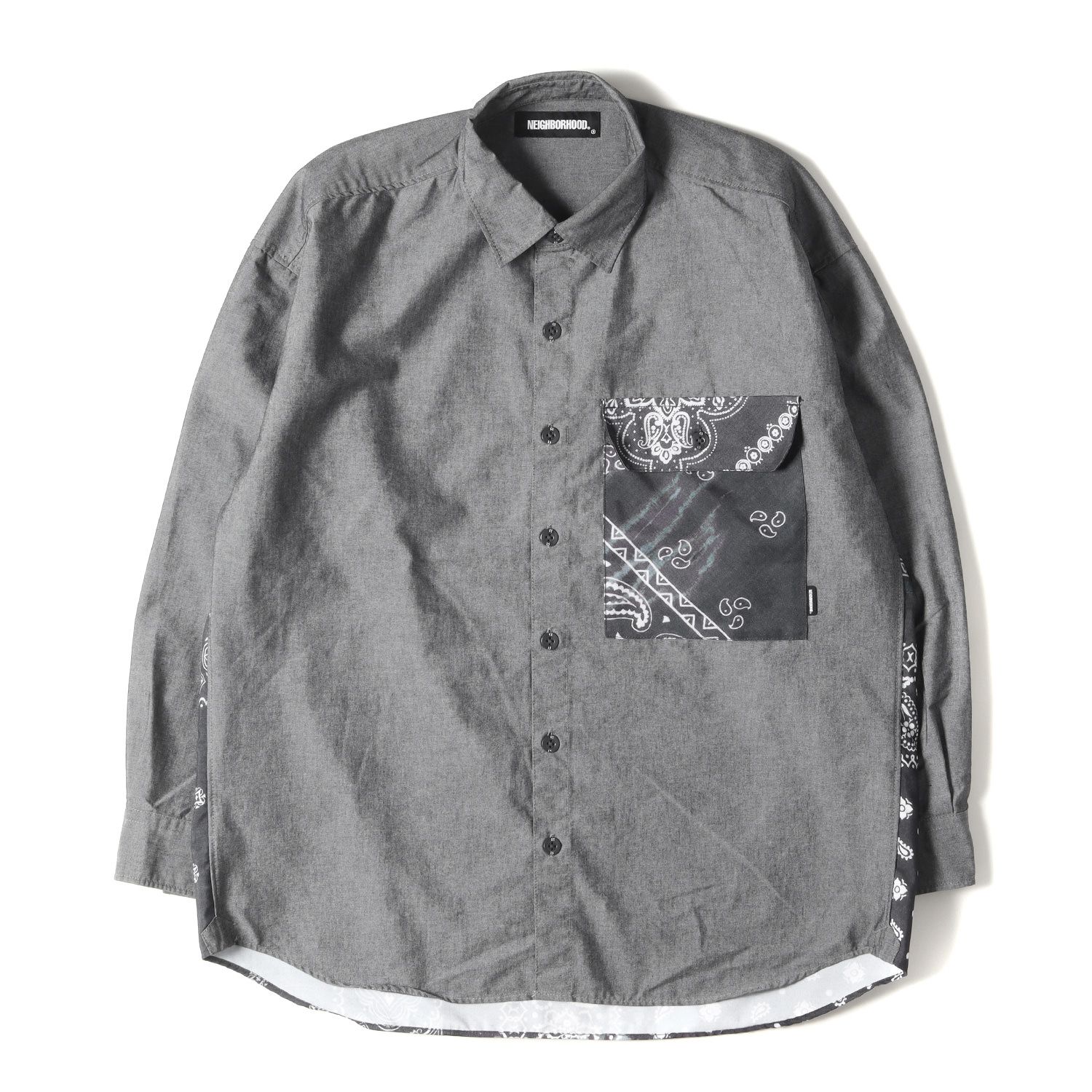 NEIGHBORHOOD 21SS BANDANA 長袖シャツ NEIGHBORHOOD 21SS BANDANA 長袖シャツ NEIGHBORHOOD 21SS BANDANA