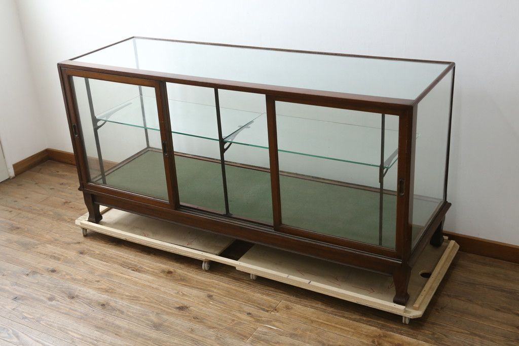 アンティーク ガラスケース ☆事前問合せ必須☆ ショーケース 中古 美品 特注品 アンティーク調