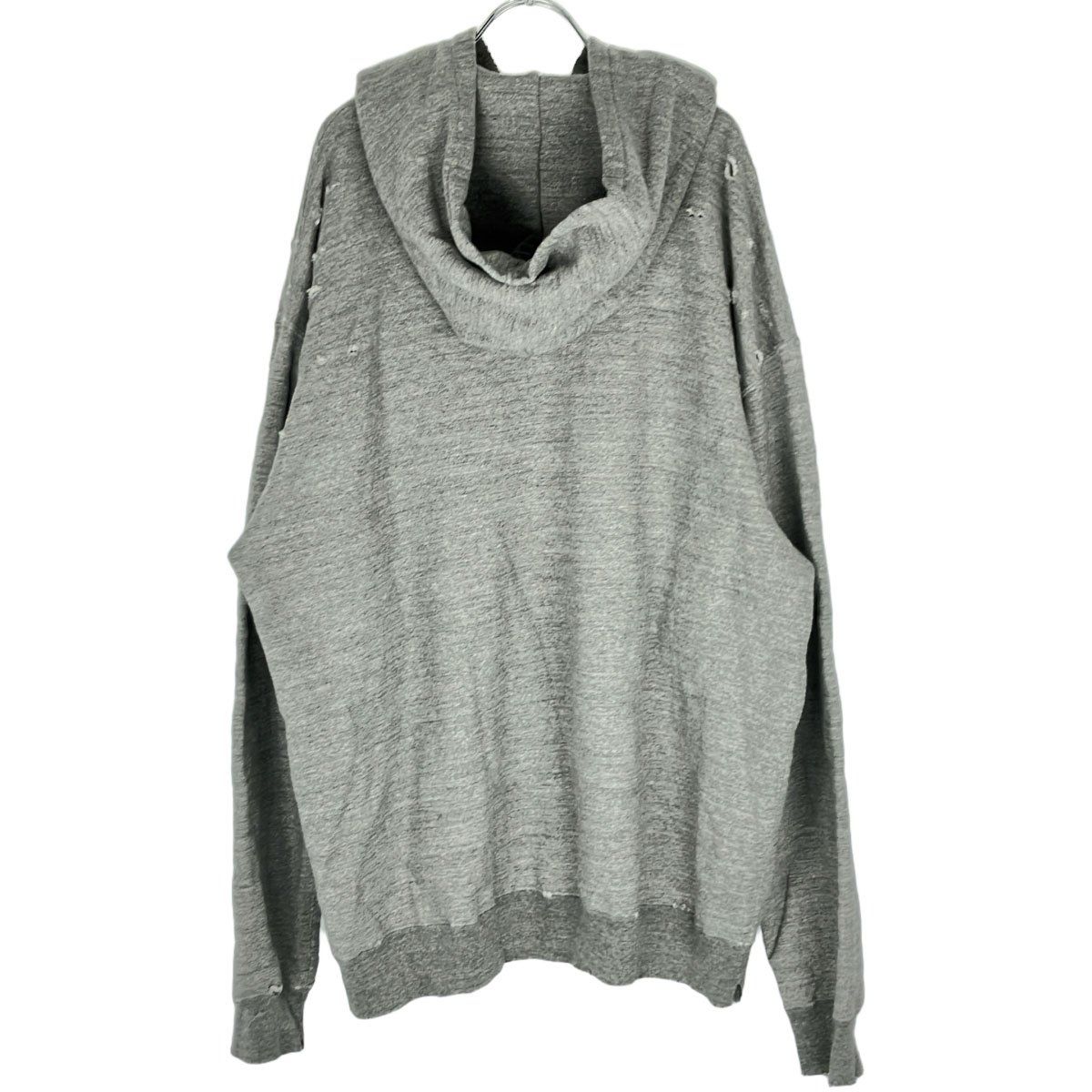 UNUSED アンユーズド 22AW Damaged sweat hoodie ダメージ加工 