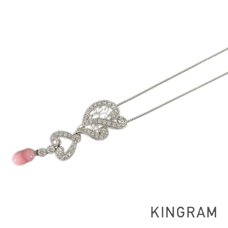 ノーブランド Unsigned Jewelry ネックレス K18WG コンクパール