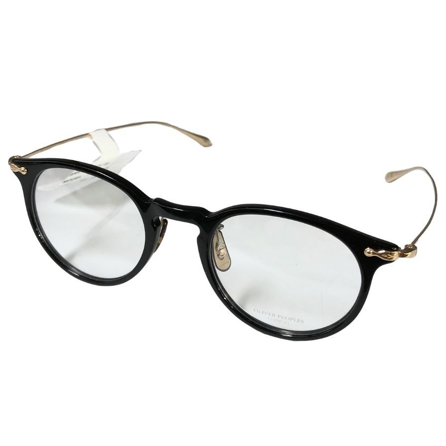 OLIVER PEOPLES Marett ブラックラウンドメガネ OLIVER PEOPLES Marett ブラックラウンドメガネ OLIVER PEOPLES