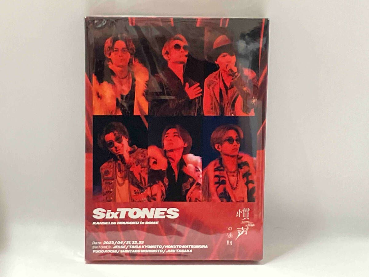 慣声の法則 in DOME(初回版)(Blu-ray Disc) SixTONES VVS DVD 初回