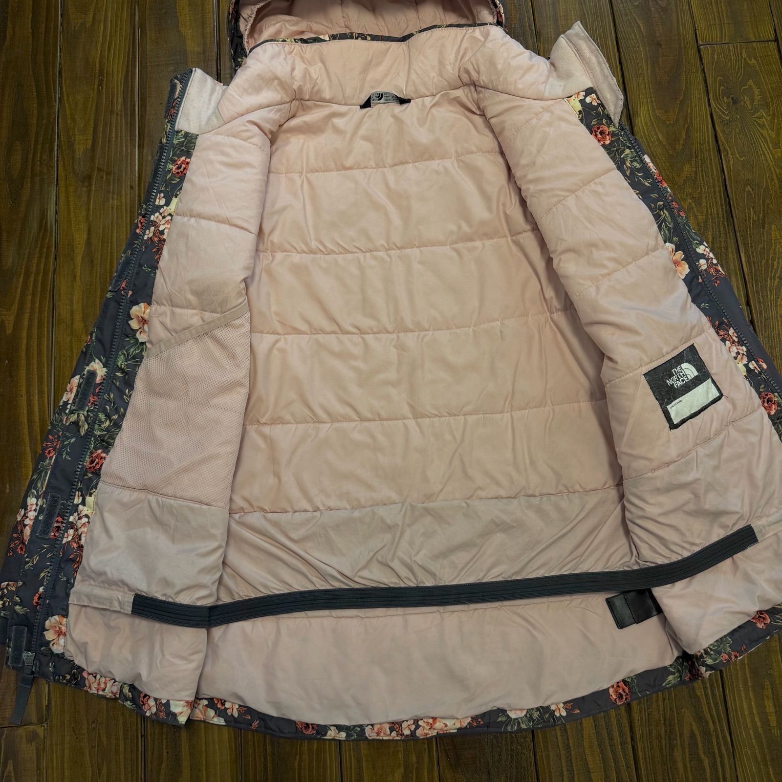 花柄中綿ジャケット