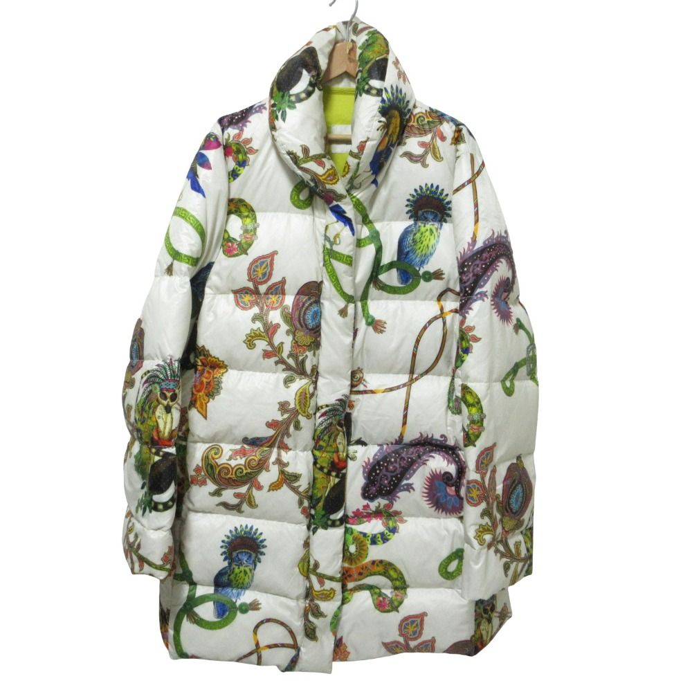【新品未使用】ETRO エトロ コート タグ付き イエロー 44 美品 クリーニング済 ETRO エトロ ペイズリー柄 ボリューム
