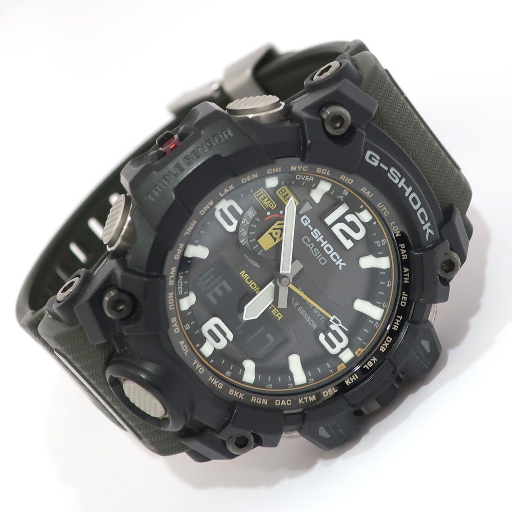 栄】カシオ 腕時計 G-SHOCK マッドマスター GWG-1000-1A3JF タフソーラー 樹脂 SS デジタル/アナログ 保証書 箱 - メルカリ