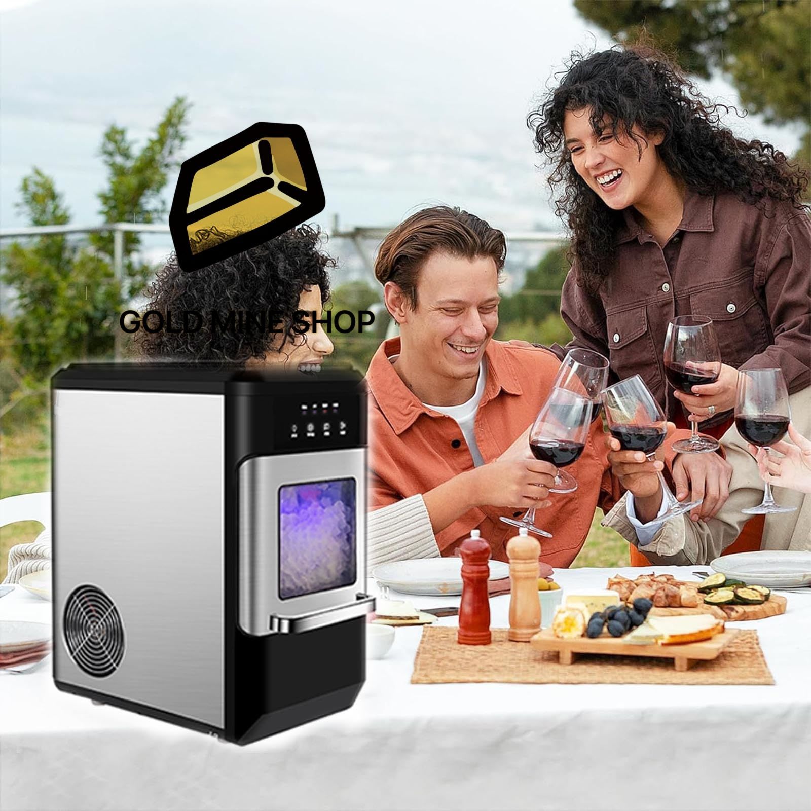 アイススクープとバスケット付き低騒音 家庭