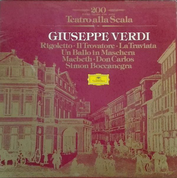 独21discs LP クラウディオ・アバド, ラファエ スカラ座200周年記念 ヴェルディ・ボックス 2740197 DEUTSCHE GRAMMOPHON /06200 独21discs LP クラウディオ・アバド, ラファエ スカラ座200周年