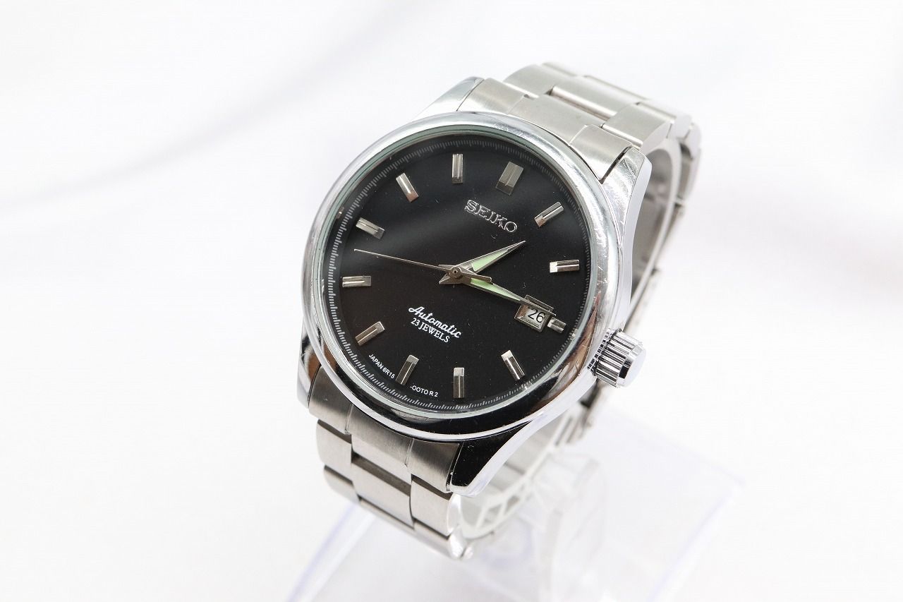 W237-20 ジャンク品 セイコー 裏蓋スケルトン 自動巻き 腕時計