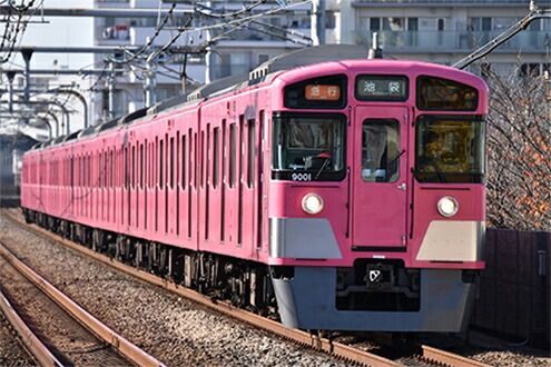 西武9000系（9101編成・ピンク）増結用中間車6両セット（動力