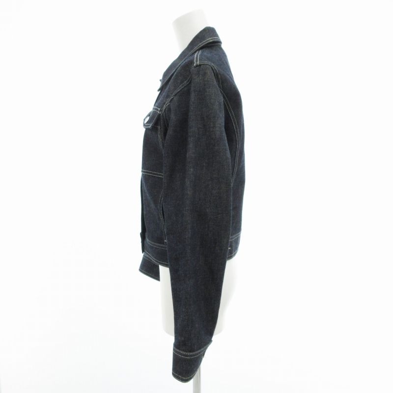 アニエスベー agnes b. デニムジャケット Gジャン 1 インディゴブルー  