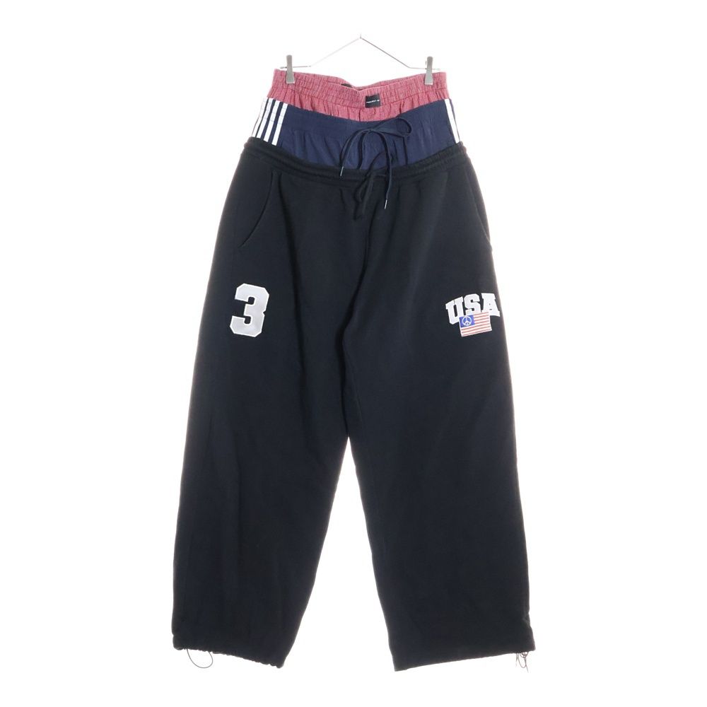 PROJECT G|R プロジェクトジーアール 25SS 3 Layerd Sweat pants レイヤードスウェットパンツ ブラック