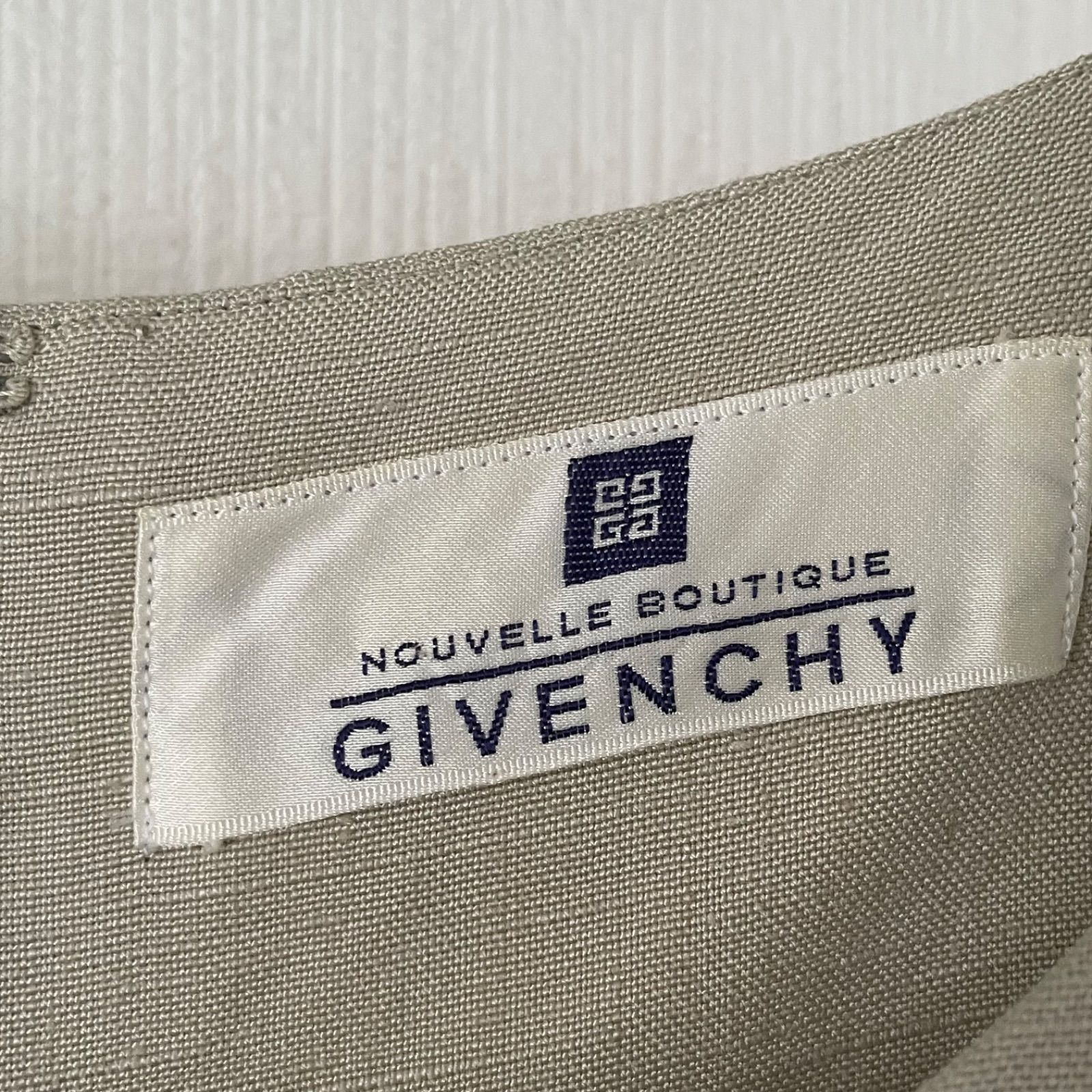 GIVENCHY ジバンシー　ノースリーブ　ワンピース　切替　ひざ下丈