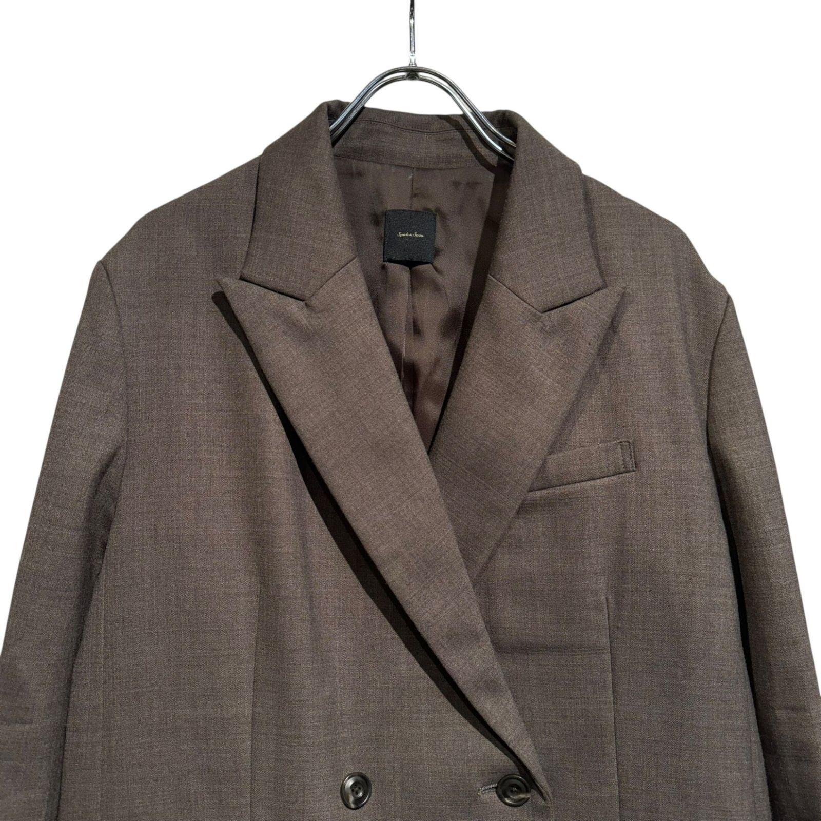 Spick&span ダブルクロスピークドラペルジャケット Spick & Span（スピックアンドスパン）の「ダブルクロスピークド